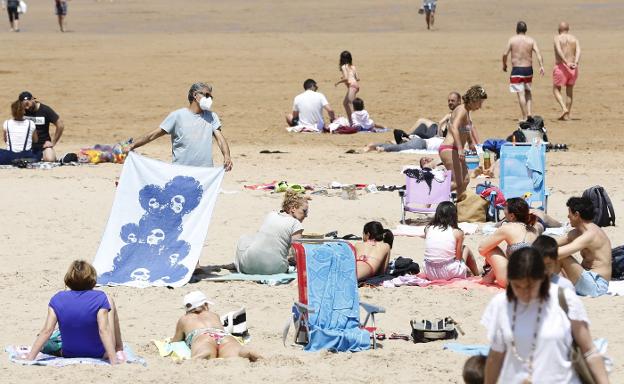 Ensayo en las playas para el verano