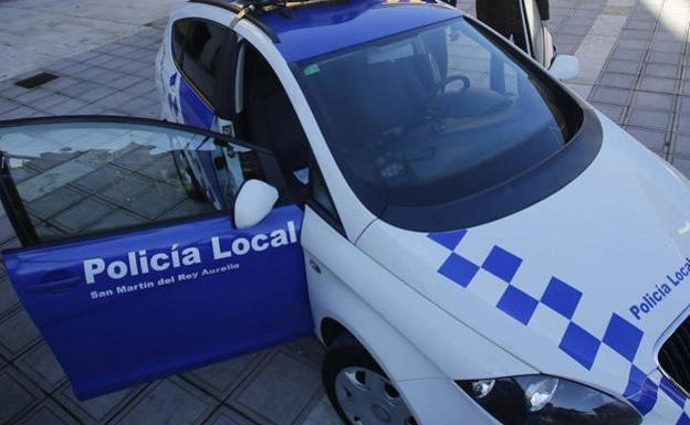 Detenido un hombre en el Entrego por un delito contra la seguridad vial y huir del lugar del accidente
