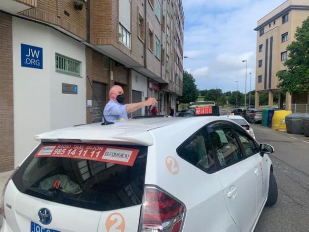Luto en el gremio del taxi de Gijón por la muerte de José Álvarez Cotarelo 'Cota' a los 61 años