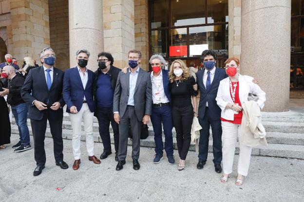 Núñez Feijóo elogia «las posibilidades» de Laboral en Gijón