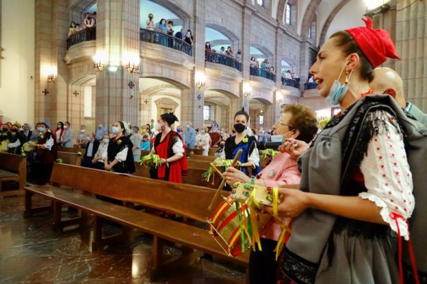 Un San Antonio de gaita y ramos a la espera de «un año mejor»