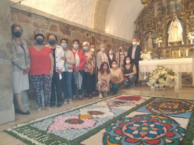 Zardaín extiende sus alfombras florales para celebrar el Corpus
