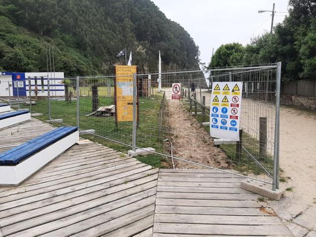 Rehabilitación de la pasarela de la playa de San Pedro de la Ribera
