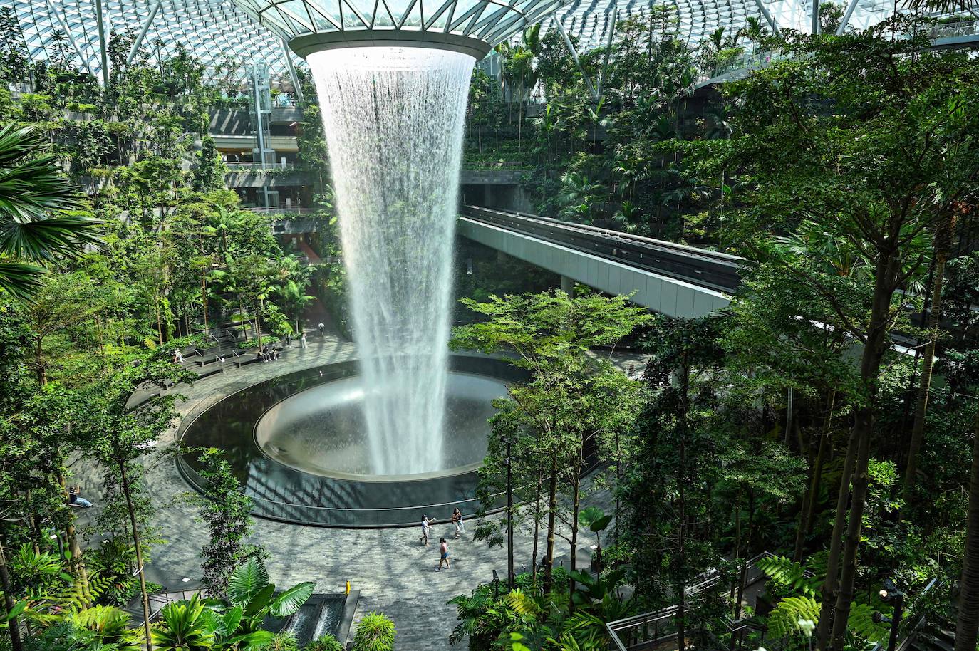 La joya del aeropuerto de Singapur