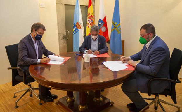 Asturias, Galicia y Cantabria abogan por un «trabajo conjunto» para impulsar la energía eólica marina