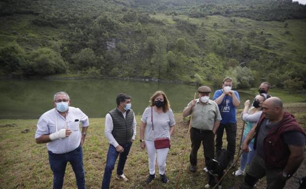 Langreo restaura una antigua mina y la reconvierte en zona de pastos