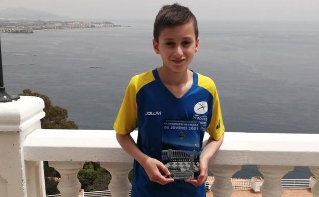 Lionel Sierra, subcampeón de España sub 12