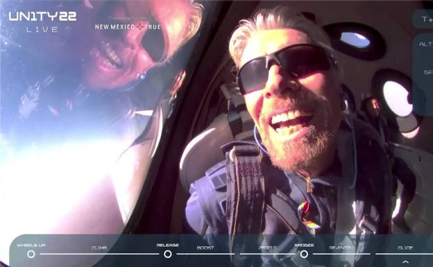 Richard Branson: ida y vuelta al espacio en su propia nave