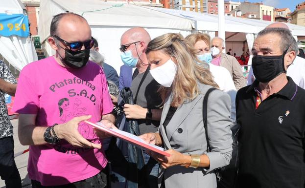 Yolanda Díaz: «La industria asturiana tiene en mí a una aliada»