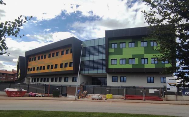 Las obras del instituto de La Fresneda, en su recta final