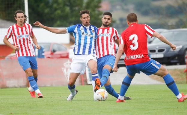 El Sporting se queda seco frente a la Real Sociedad B