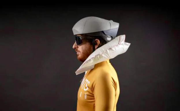 Inventan un casco que evita lesiones medulares a ciclistas