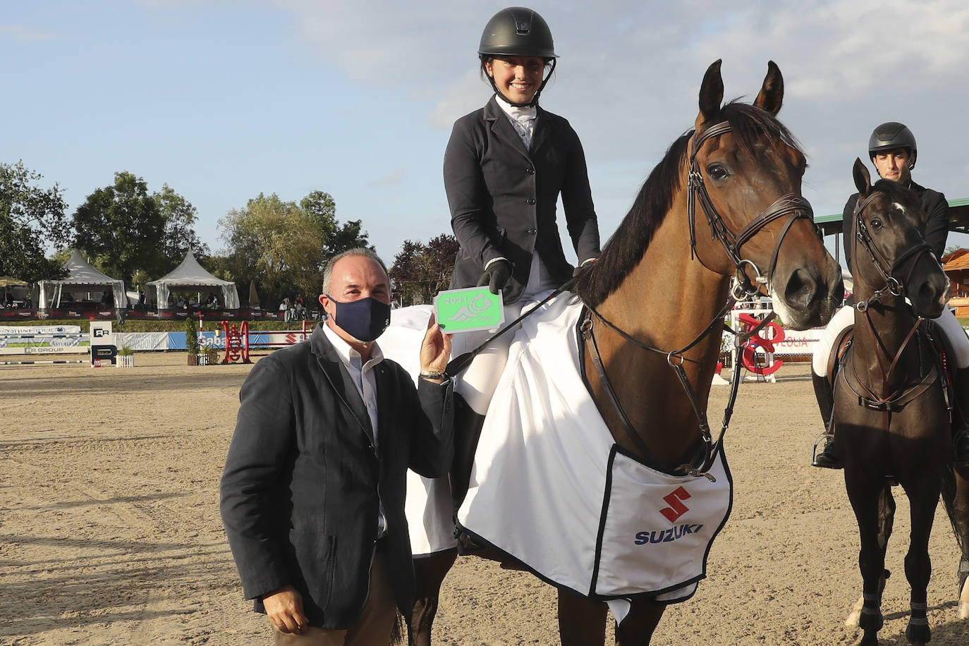 Las jóvenes amazonas, protagonistas del Gijón Horse Jumping