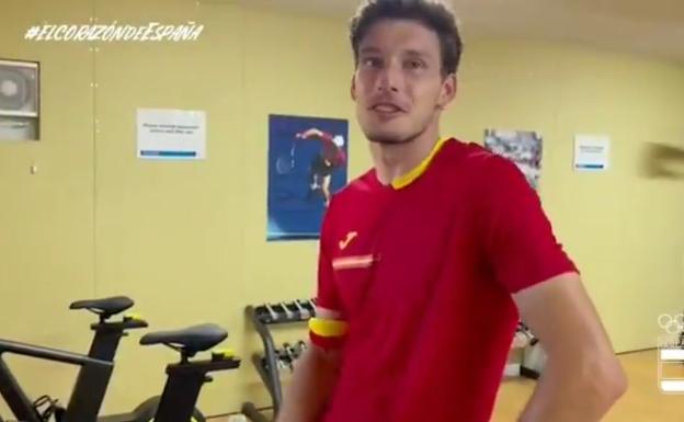 Pablo Carreño: «Se lo dedico a mi novia, a mi madre, a Gijón y al Grupo»