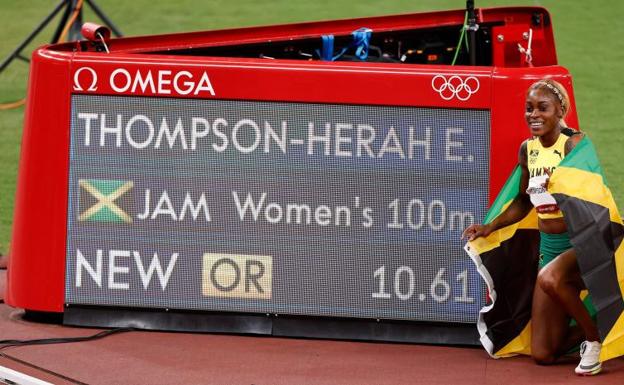 Elaine Thompson, la reina de la velocidad, alcanza a Florence Griffith