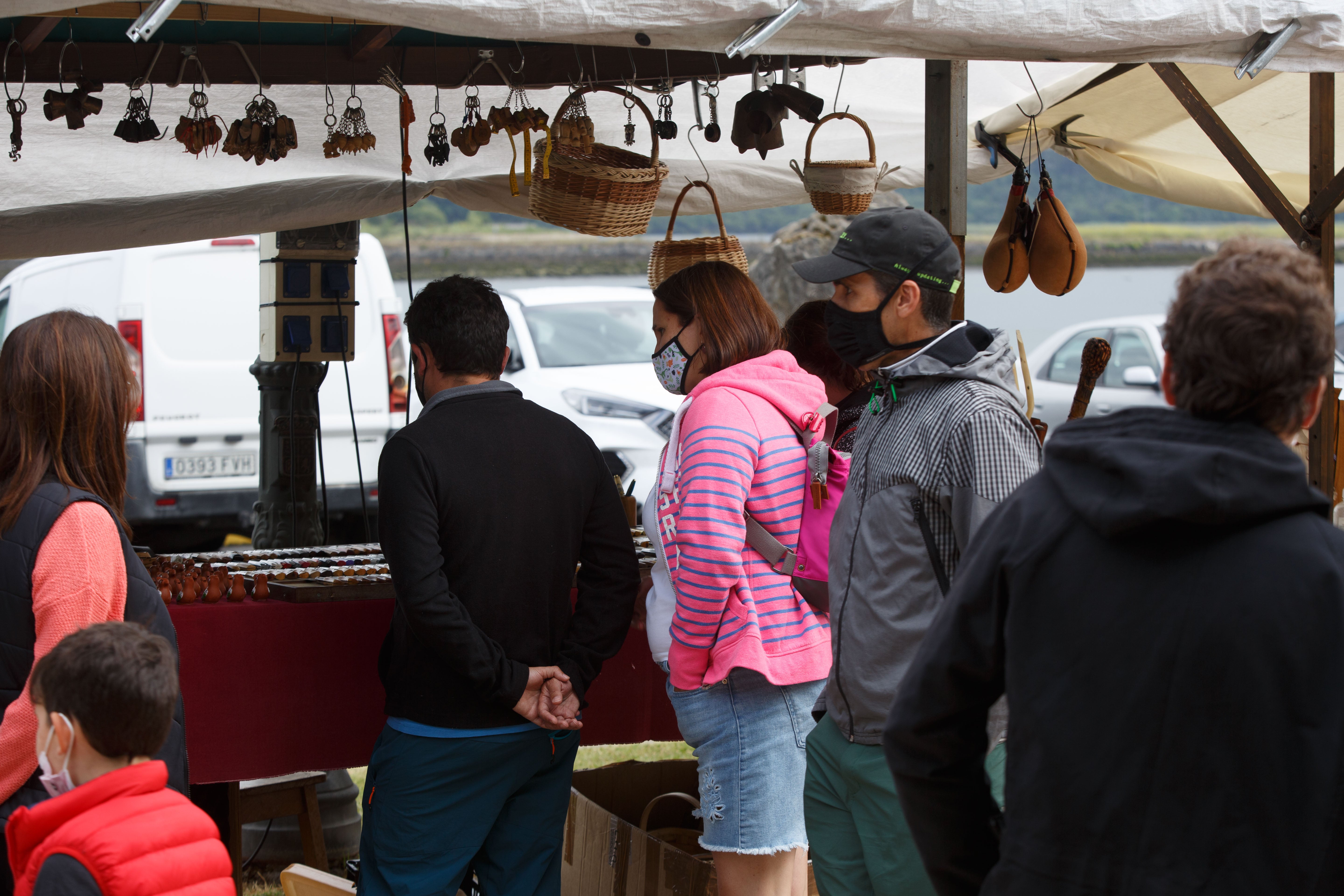 Mercado de artesanía en San Esteban de Pravia