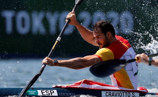 Saúl Craviotto, a la semifinal tras llegar segundo en su serie