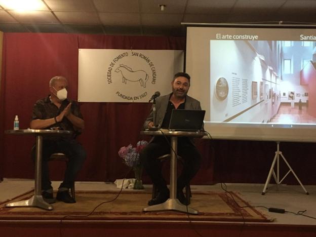 San Román inaugura su semana cultural con el arte que nació en el confinamiento