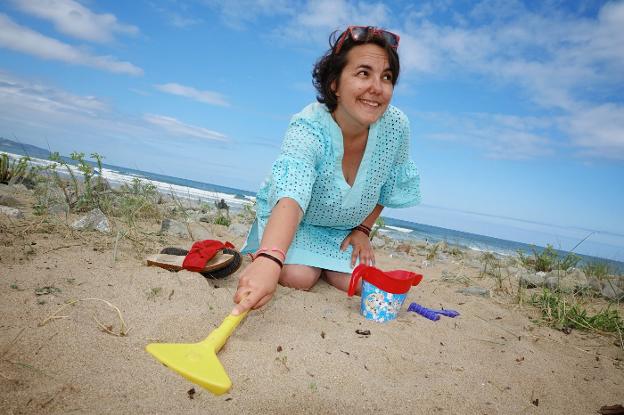 «Voy a la playa con mucha fe, solo pido que no llueva»