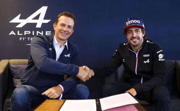 Fernando Alonso renueva con Alpine hasta 2022