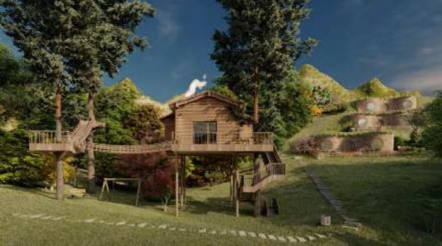 Cabañas en los árboles y tipo hobbit, la innovadora idea turística para Cabranes