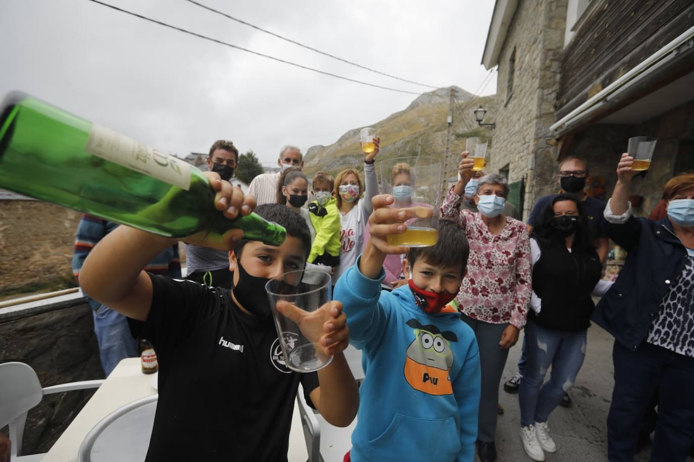 La alegría de los vecinos de Santa María del Puerto