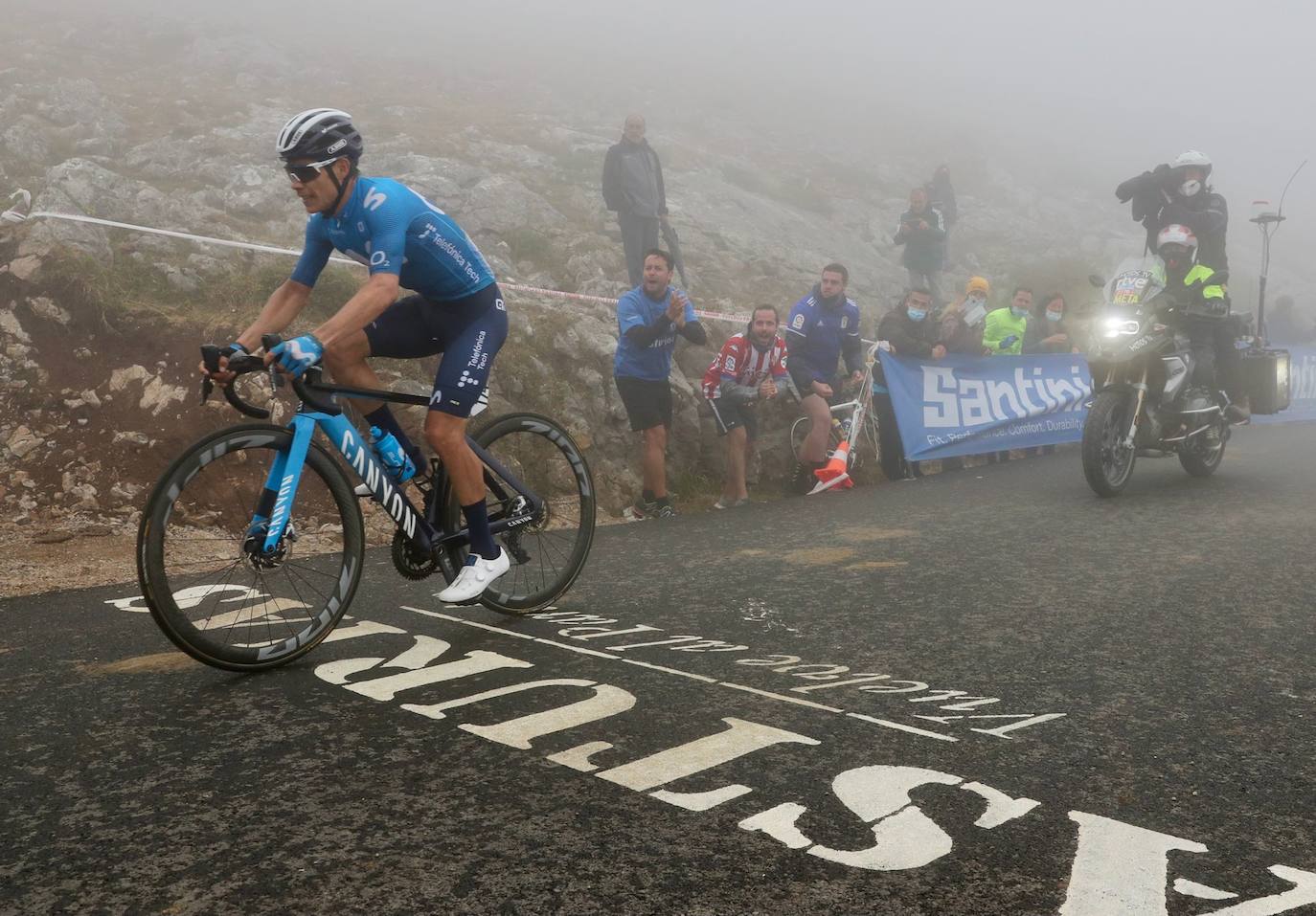 Así fue la llegada en el Gamoniteiro