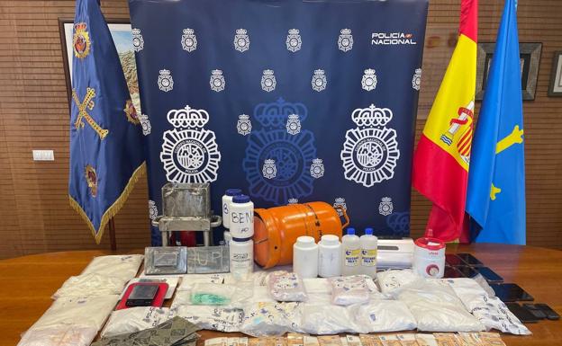 La Policía desarticula un grupo criminal dedicado a la distribución de cocaína en Asturias