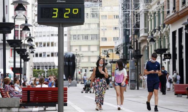 Aumento generalizado de las temperaturas en Asturias