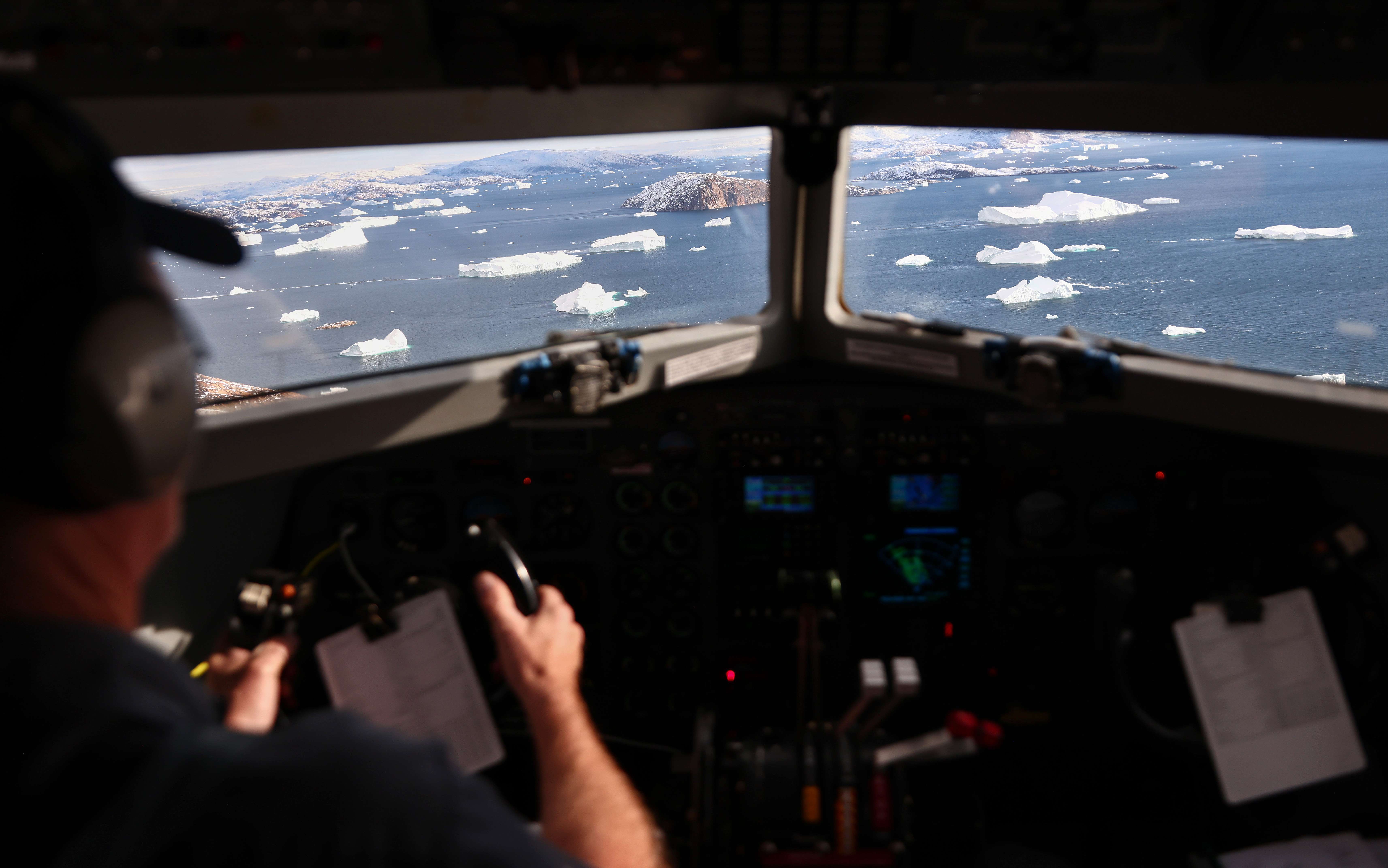 Las impactantes imágenes del deshielo en Groenlandia