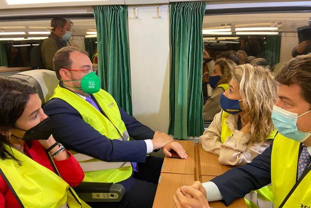 Asturias-Madrid, veinticinco minutos más rápido tras eliminar el 'fondo de saco' de León