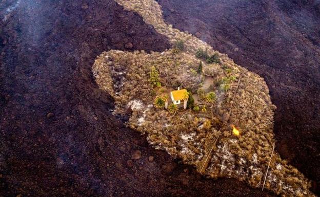 La historia de la «casa milagro» que se salvó de la lava