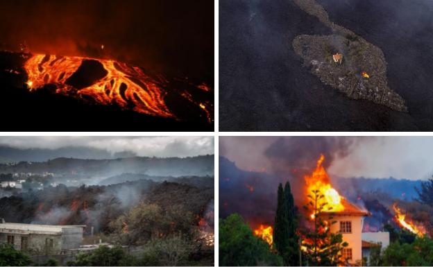 Los vídeos más espectaculares del volcán de La Palma