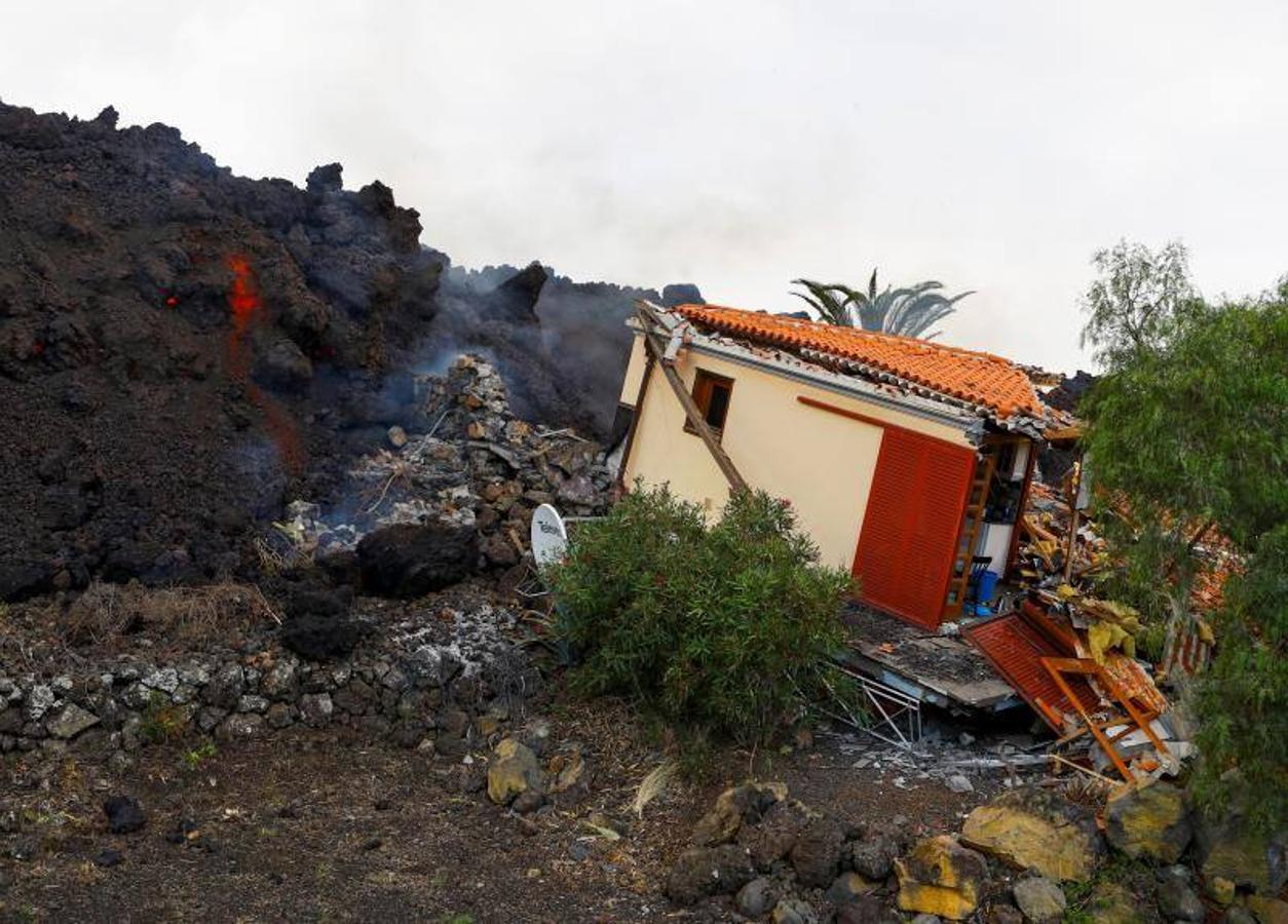 Las imágenes más desoladoras del volcán de La Palma