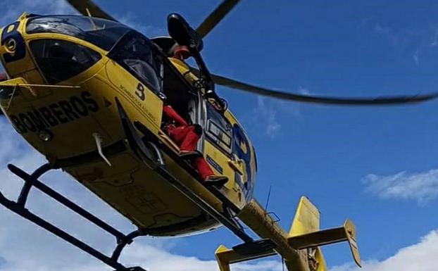 Rescatan a una senderista herida en Cangas de Onís