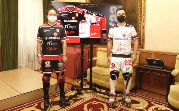 El Telecable Hockey Club presenta las equipaciones para la nueva temporada