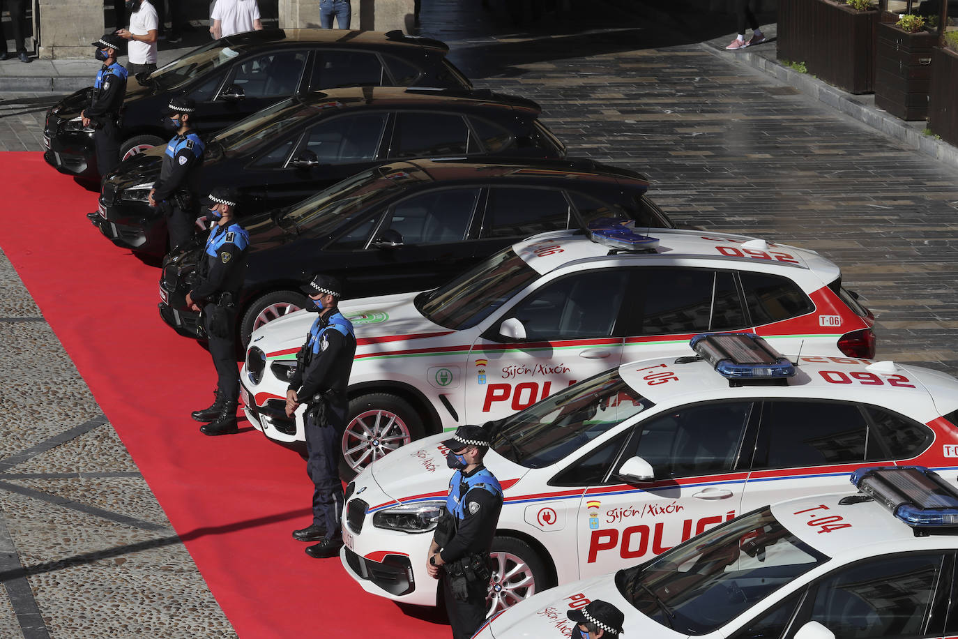 Así son los nuevos coches de la Policía de Gijón