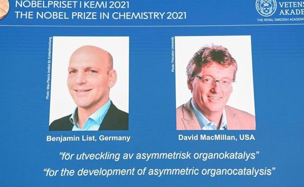 Los padres de la organocatálisis asimétrica ganan el Nobel de Química 2021