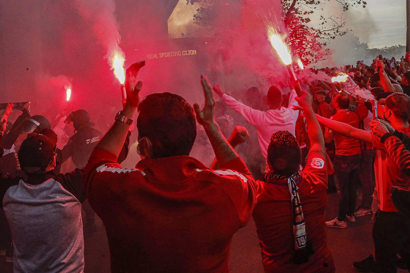 El derbi asturiano vivido desde Gijón