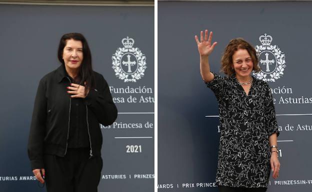 Marina Abramovic y Lucy Lake llegan a Oviedo para los Premios Princesa de Asturias