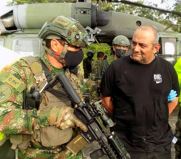 Colombia captura a 'Otoniel', el narco más buscado: «Es comparable a la caída de Pablo Escobar»