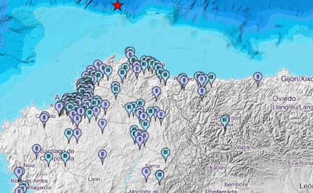 Un terremoto de magnitud 4,4 frente a Galicia sacude el noroeste peninsular