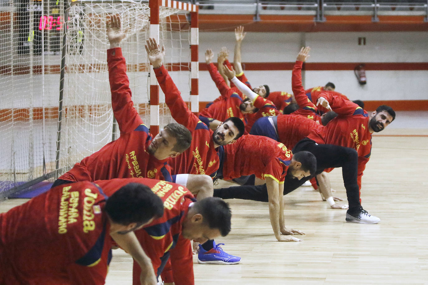 Los Hispanos entrenan en Asturias