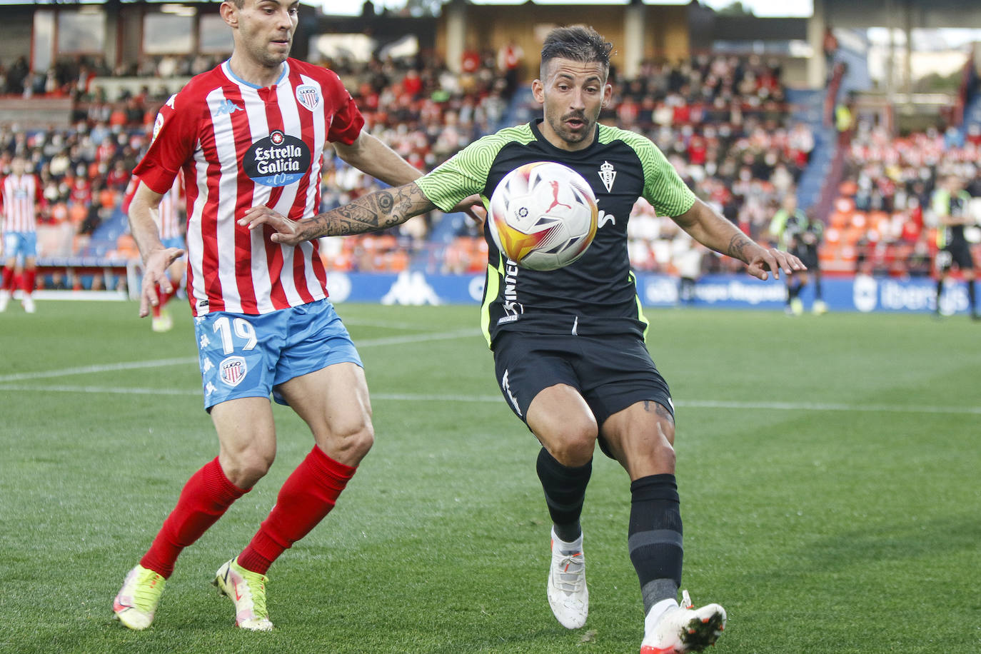 Sporting | Las pruebas descartan una lesión de Aitor García, disponible para el duelo en Zaragoza