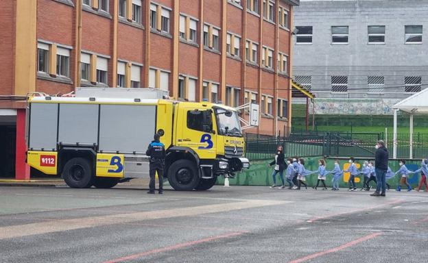 Susto en el Colegio El Quirinal por una fuga de gas