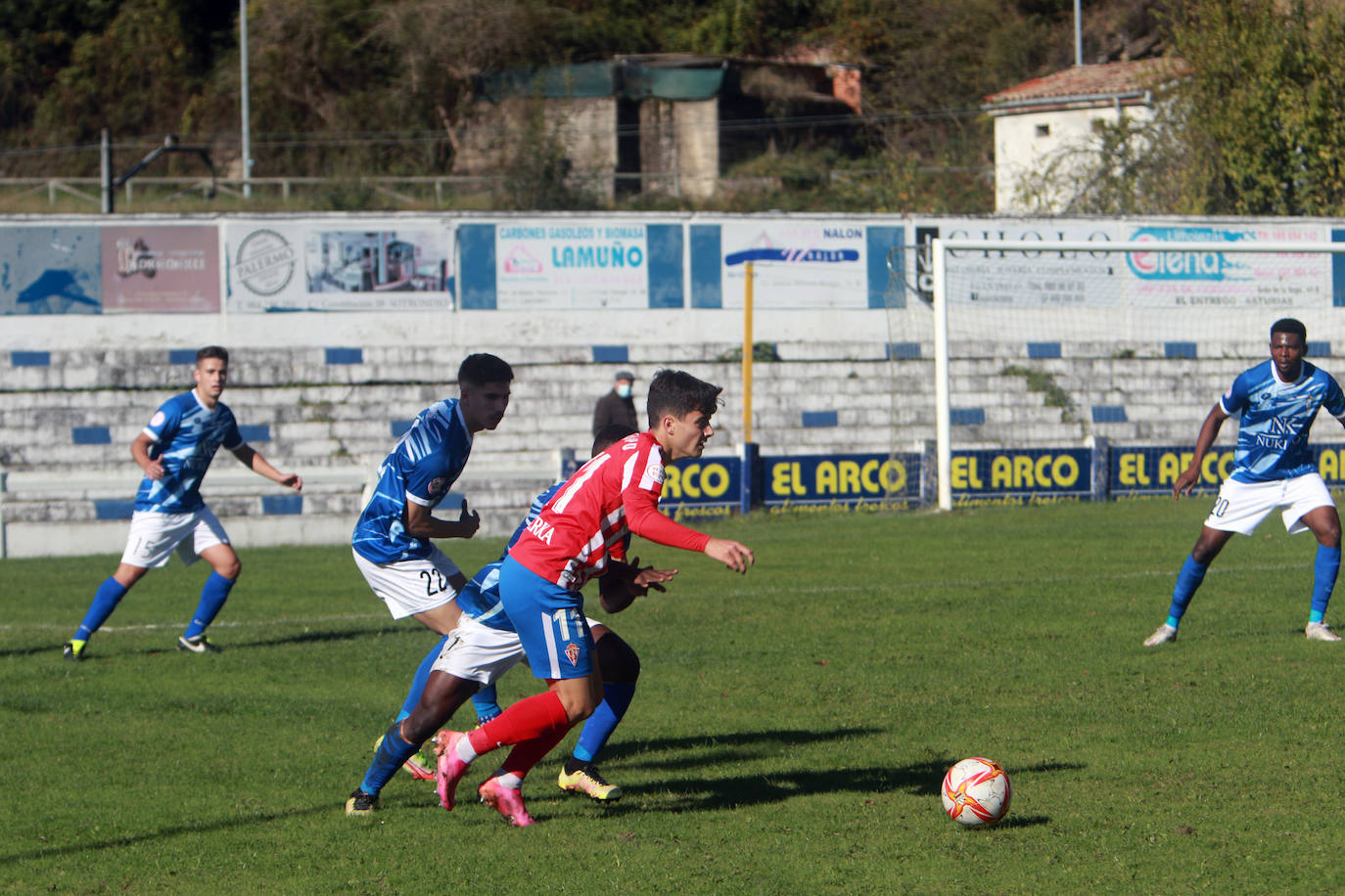 El Sporting B no pudo con el San Martín