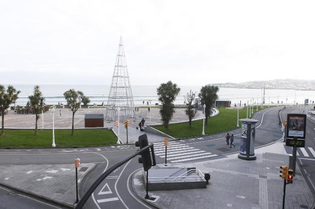 La subida de la mar pondrá en peligro el centro de Gijón y la franja más cercana a San Lorenzo