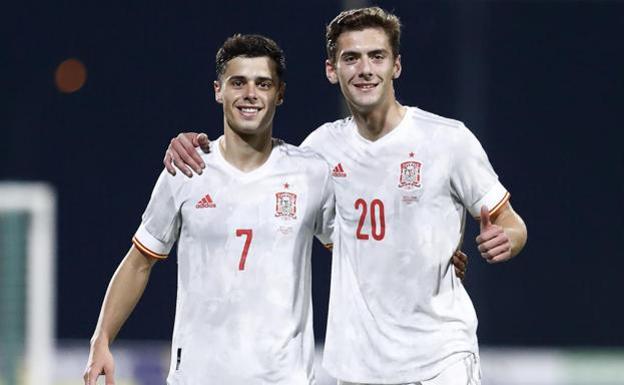 Gaspar y Gragera ponen a prueba su afinidad en su estreno conjunto con España Sub 21