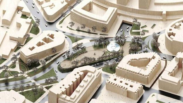 La reforma de la plaza de la Cruz Roja costará más de 2,5 millones de euros