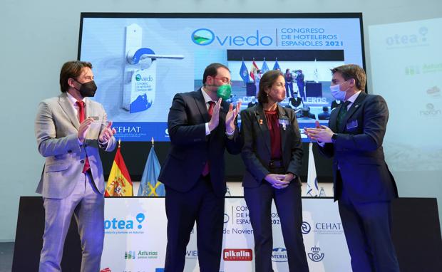 La ministra de Industria anuncia 22 millones de fondos europeos para proyectos turísticos en Asturias